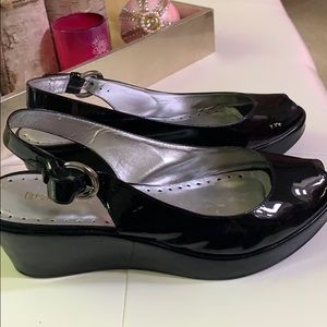 BCBG wedge platform shoes!